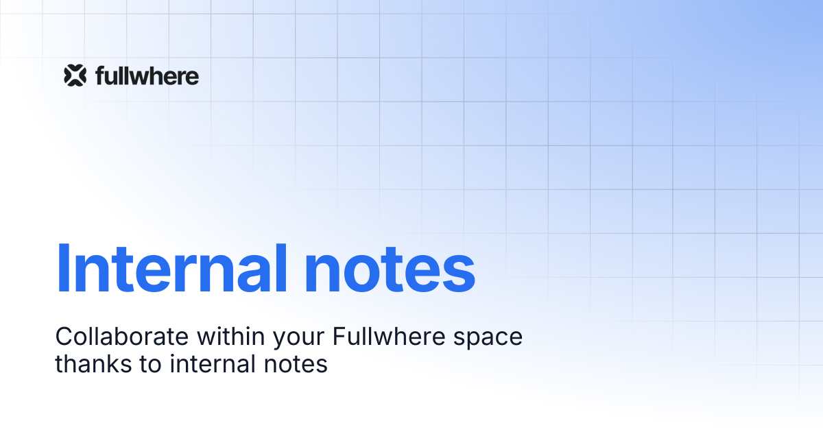 Internal notes | Documentation Fullwhere